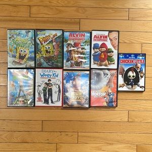 DVDs, 9 total in this listing. Bundle and save